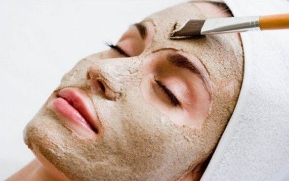 Maschera viso ai semi di lino